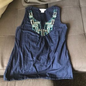 Tribal pattern tank